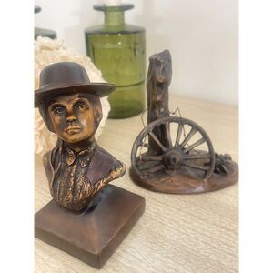 Pair of Signed Carlos Barrios Ball Bronze Sculptures (1998, Mexico)